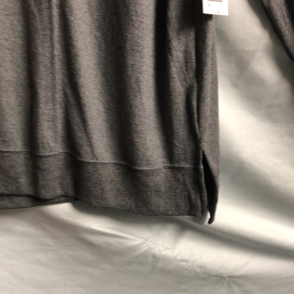 Heather gray time and true medium 8–10 tunic crewneck long sleeved fall top - Picture 9 of 12